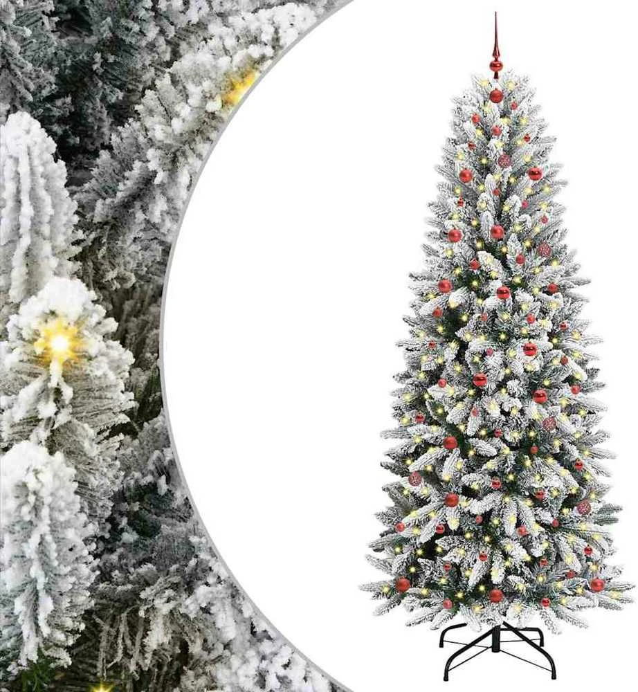 Dirbtinė Kalėdų eglutė Balta 240 cm