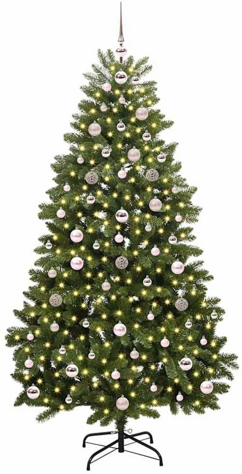 Dirbtinė Kalėdų eglutė 180 cm 300 LED Šilta balta Žalia