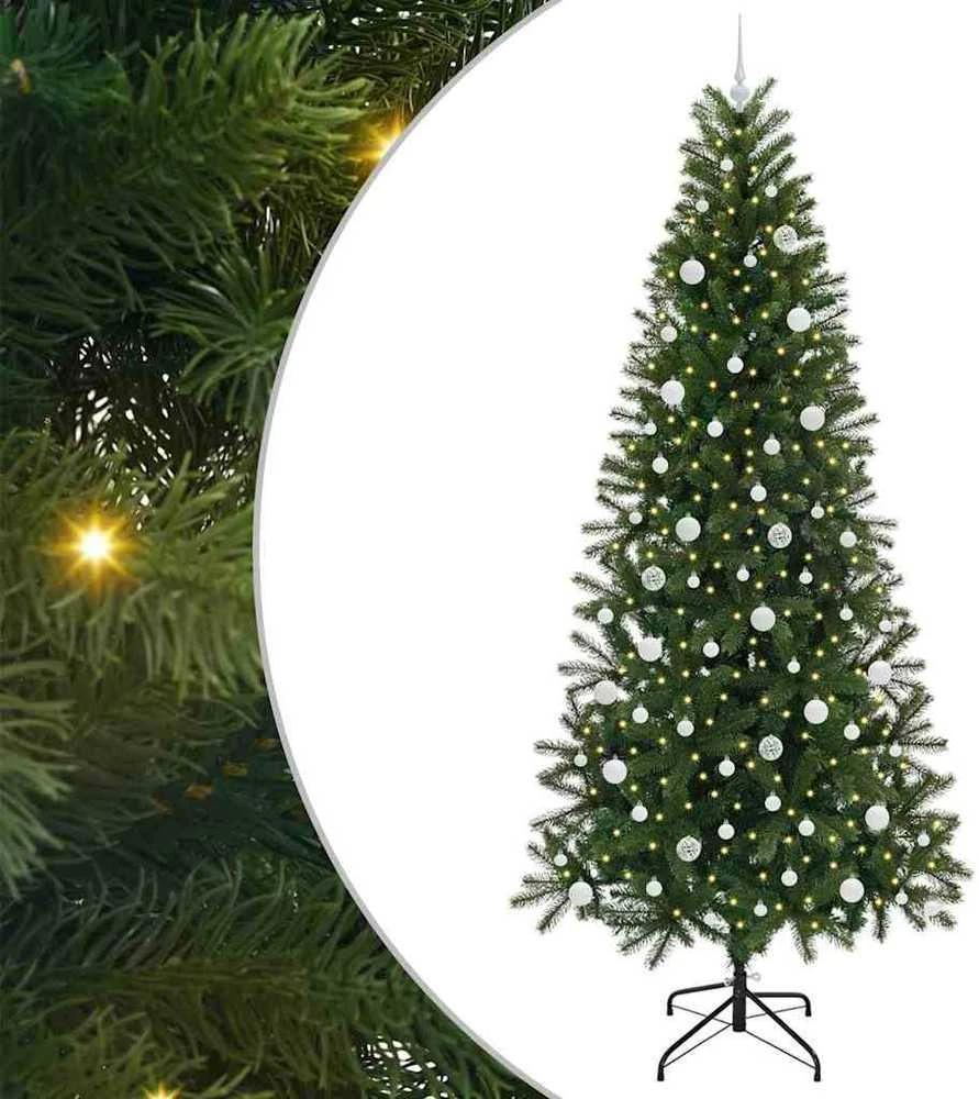 Dirbtinė Kalėdų eglutė Žalia 240 cm PE ir PVC