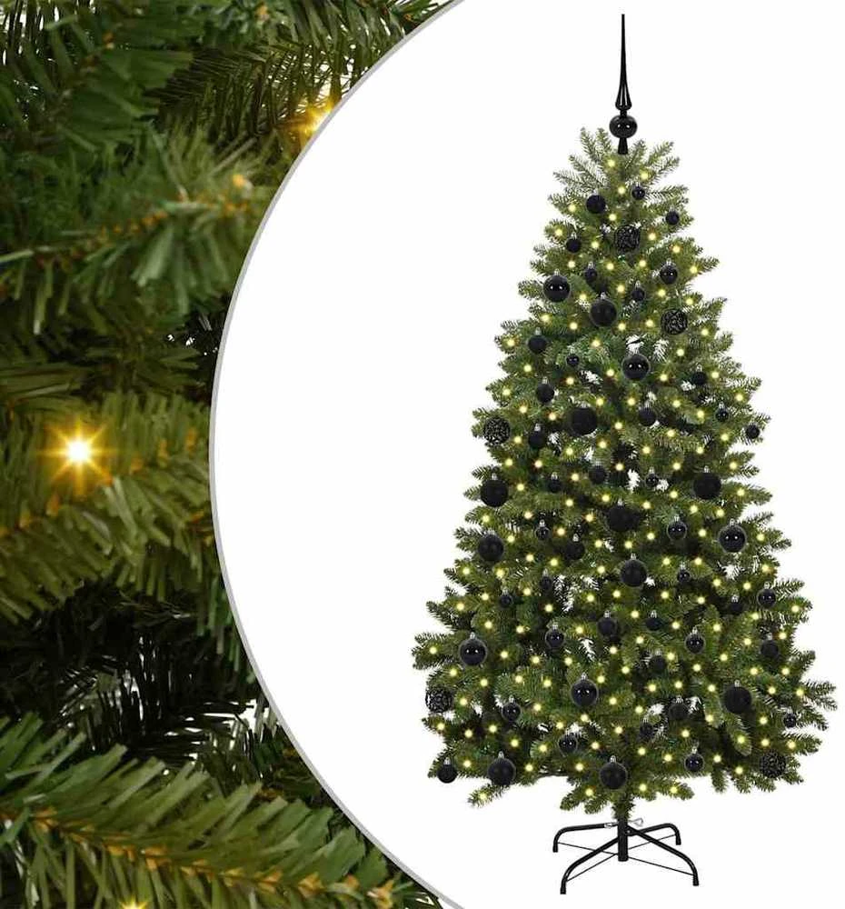 Dirbtinė Kalėdų eglutė 180 cm 300 LED Šilta balta Žalia