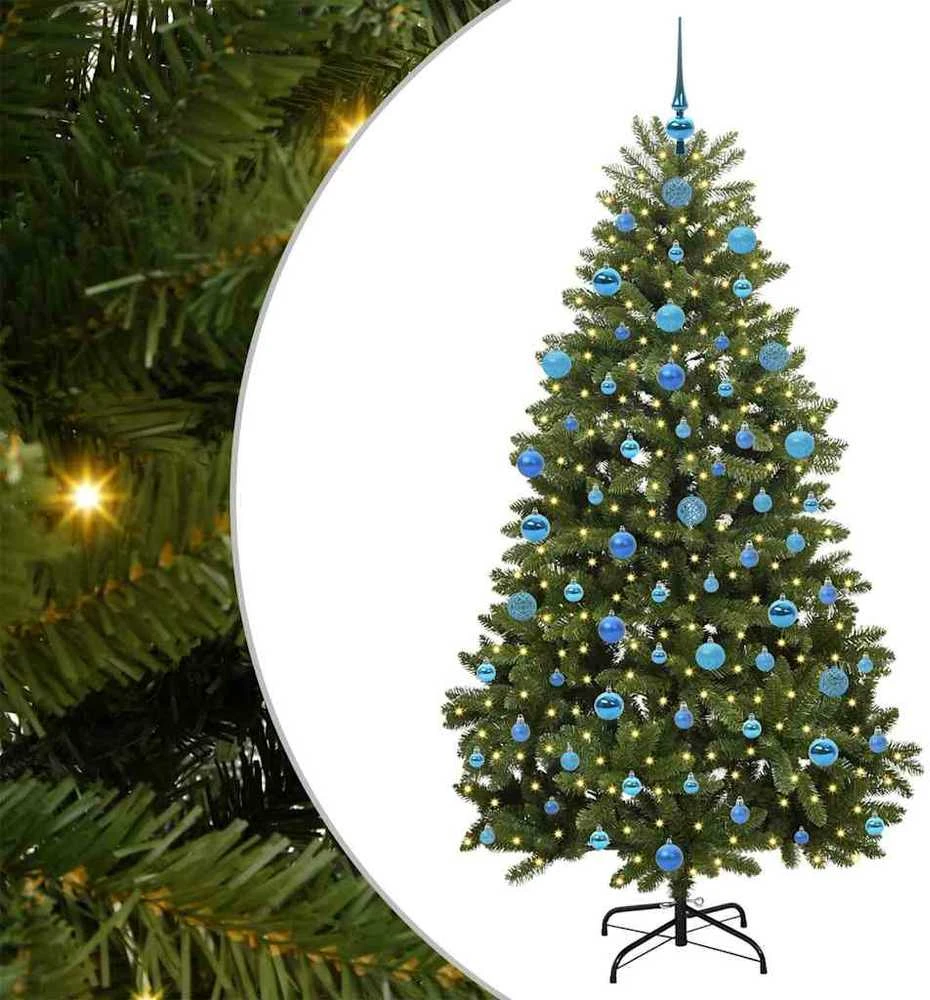 Dirbtinė Kalėdų eglutė 180 cm 300 LED Šilta balta Žalia