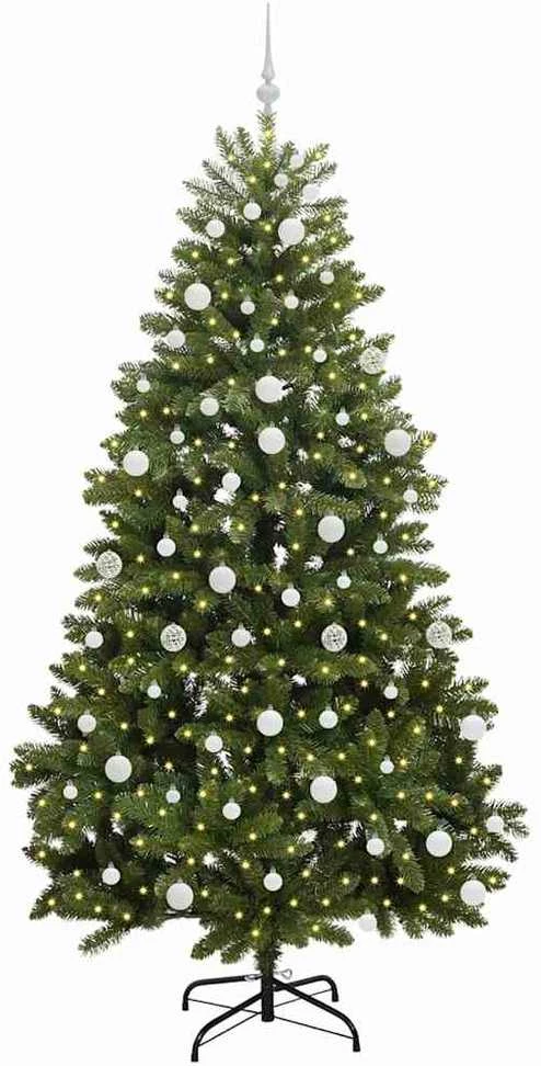 Dirbtinė Kalėdų eglutė 210 cm 300 LED Šilta balta Žalia