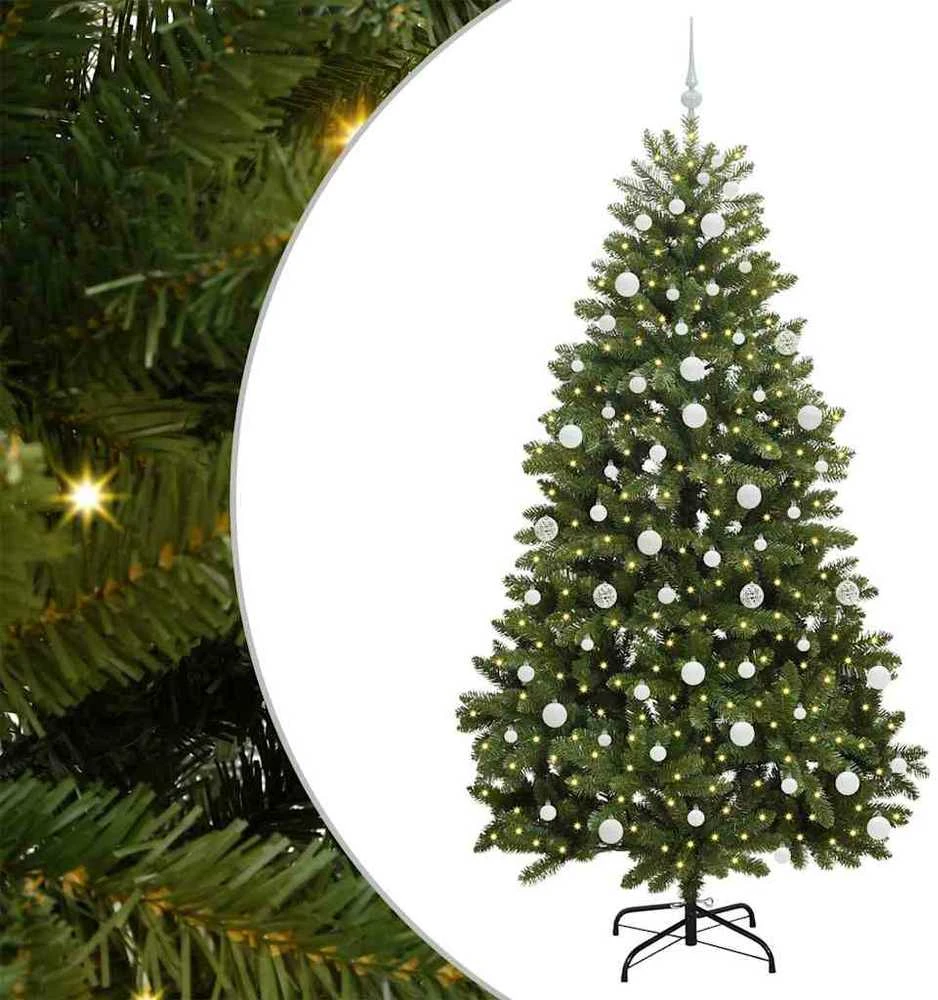 Dirbtinė Kalėdų eglutė 210 cm 300 LED Šilta balta Žalia