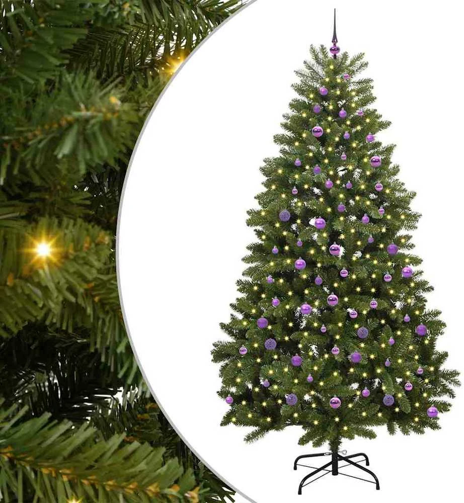 Dirbtinė Kalėdų eglutė 240 cm 300 LED Šilta balta Žalia