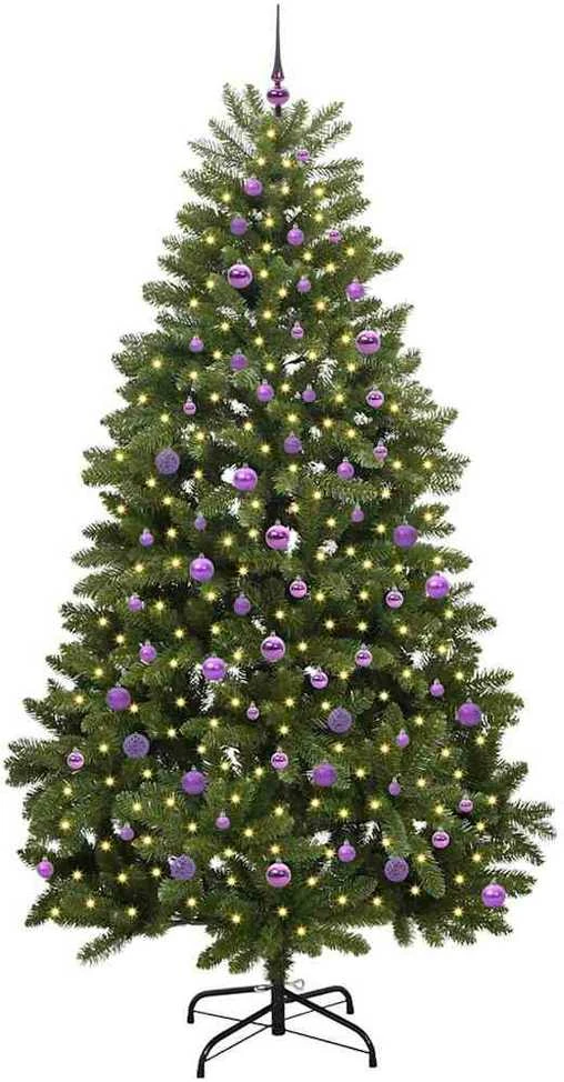 Dirbtinė Kalėdų eglutė 240 cm 300 LED Šilta balta Žalia