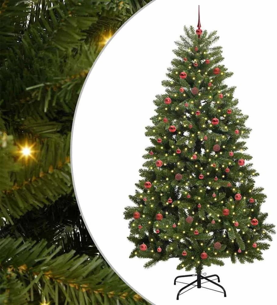 Dirbtinė Kalėdų eglutė 240 cm 300 LED Šilta balta Žalia