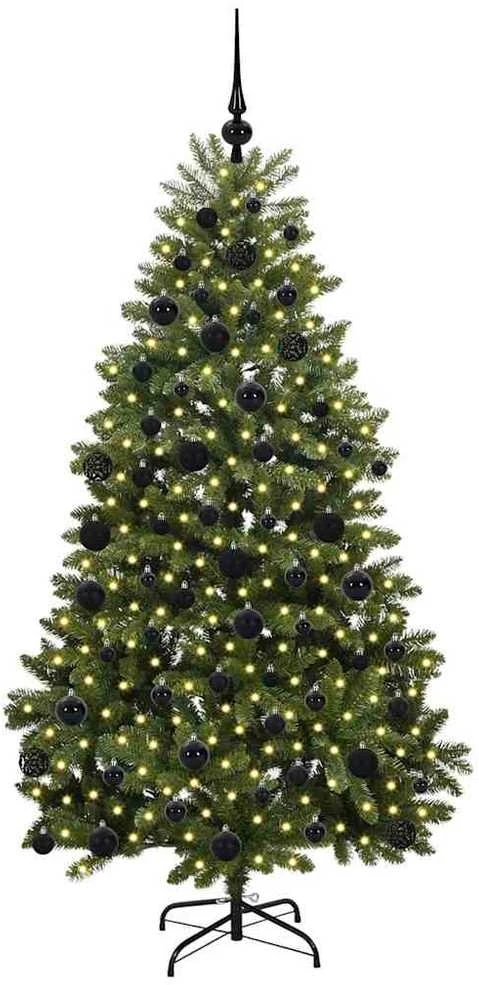 Dirbtinė Kalėdų eglutė 180 cm 300 LED Šilta balta Žalia