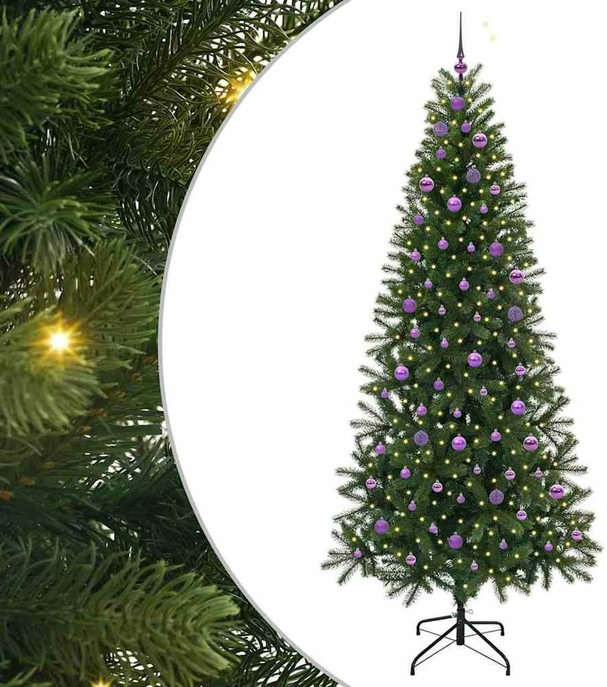 Dirbtinė Kalėdų eglutė Žalia 240 cm PE ir PVC