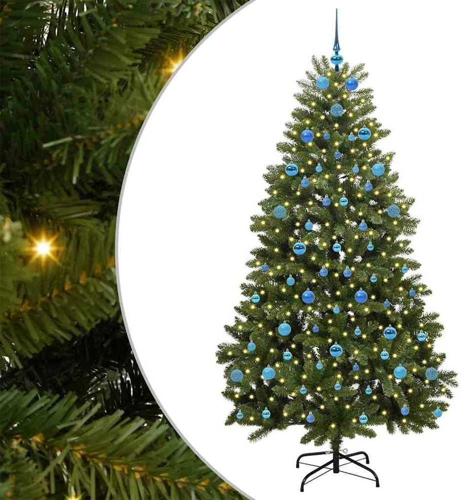 Dirbtinė Kalėdų eglutė 210 cm 300 LED Šilta balta Žalia