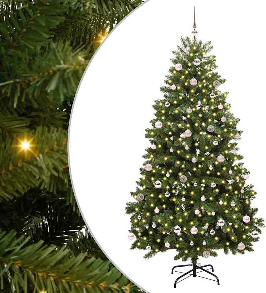Dirbtinė Kalėdų eglutė 240 cm 300 LED Šilta balta Žalia