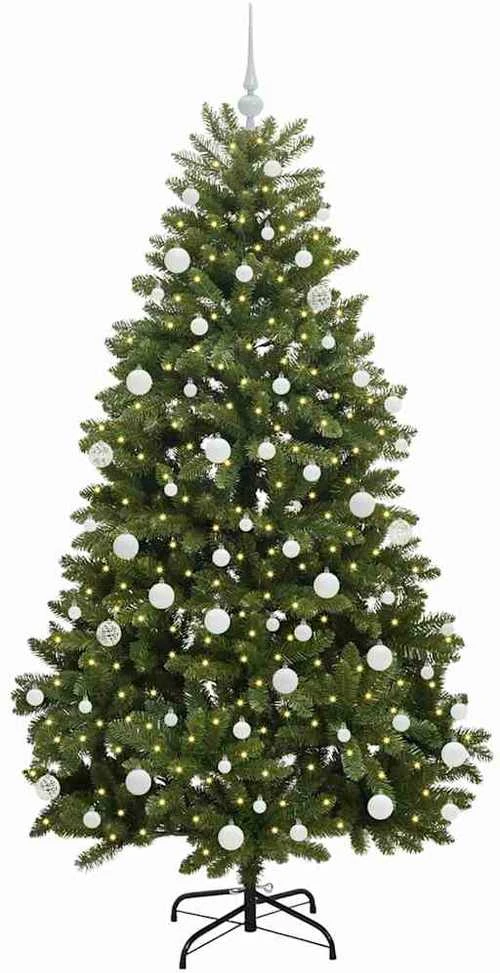 Dirbtinė Kalėdų eglutė 180 cm 300 LED Šilta balta Žalia