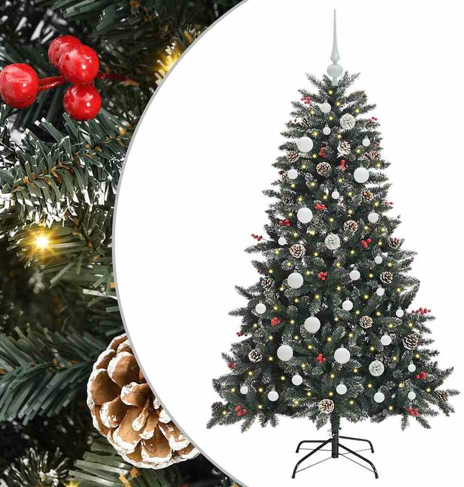 Dirbtinė Kalėdų eglutė Žalia 120 cm PVC, plastikas ir plienas