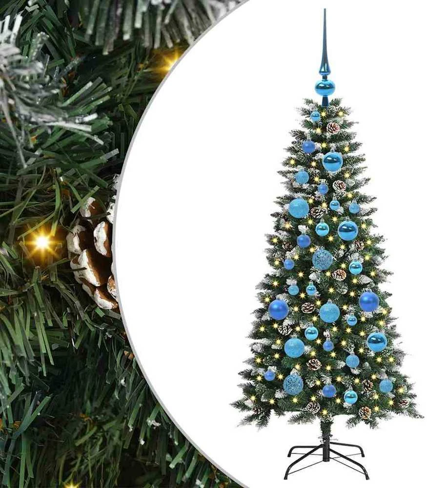 Dirbtinė Kalėdų eglutė Žalia 120 cm PVC, plastikas ir plienas