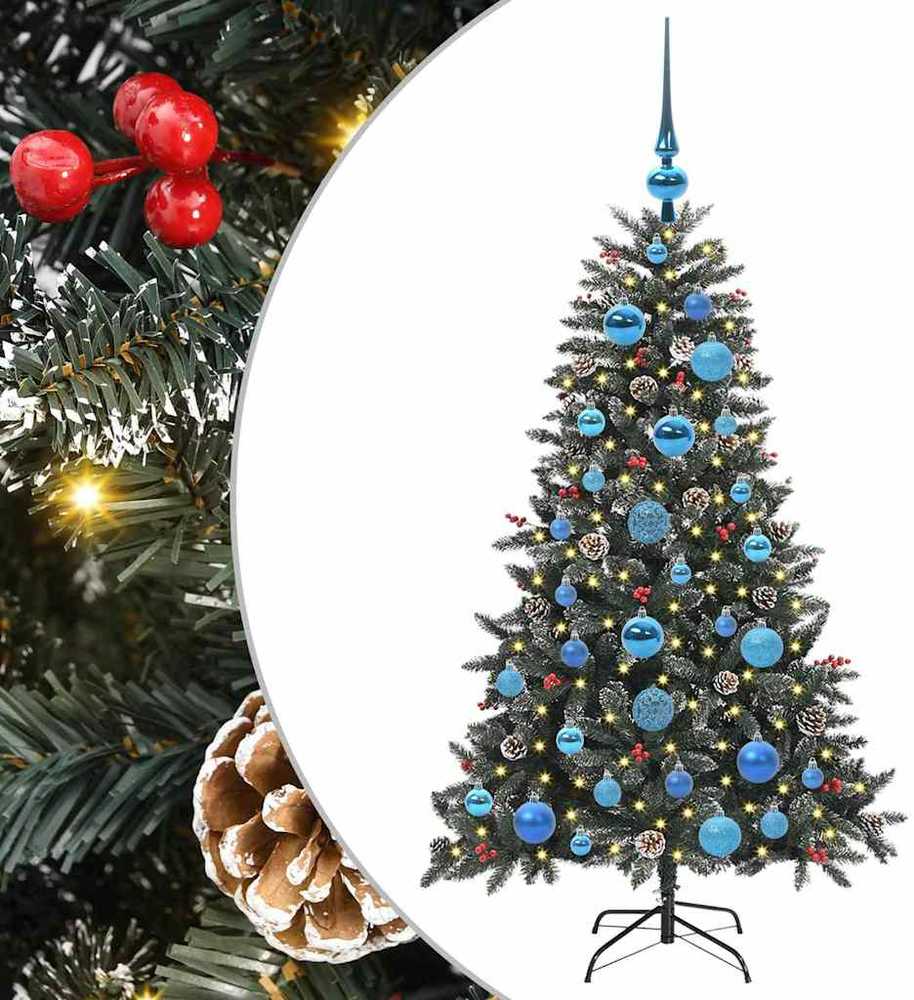 Dirbtinė Kalėdų eglutė Žalia 120 cm PVC, plastikas ir plienas