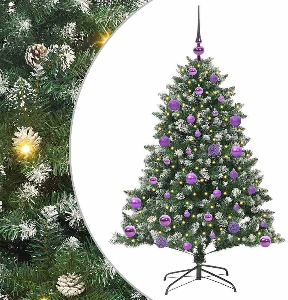 Dirbtinė Kalėdų eglutė Žalia 120 cm PVC, plastikas ir plienas