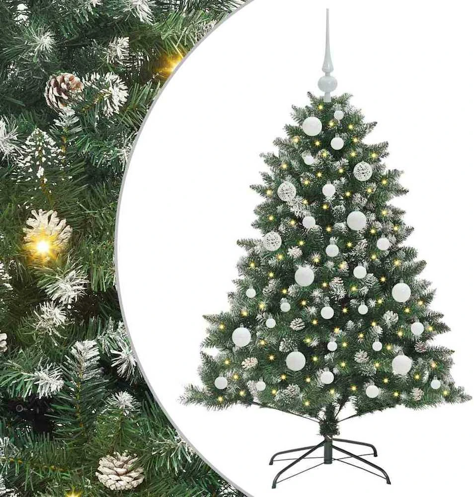 Dirbtinė Kalėdų eglutė Žalia 120 cm PVC, plastikas ir plienas