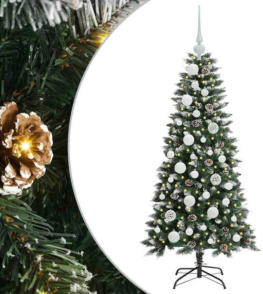 Dirbtinė Kalėdų eglutė Žalia 120 cm PVC, plastikas ir plienas