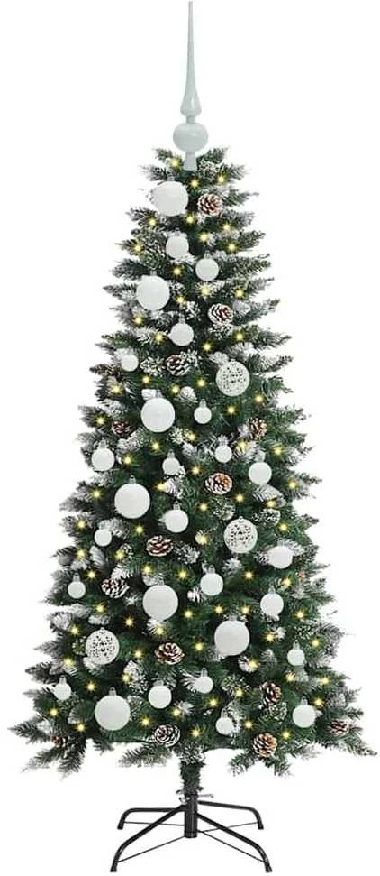 Dirbtinė Kalėdų eglutė Žalia 120 cm PVC, plastikas ir plienas