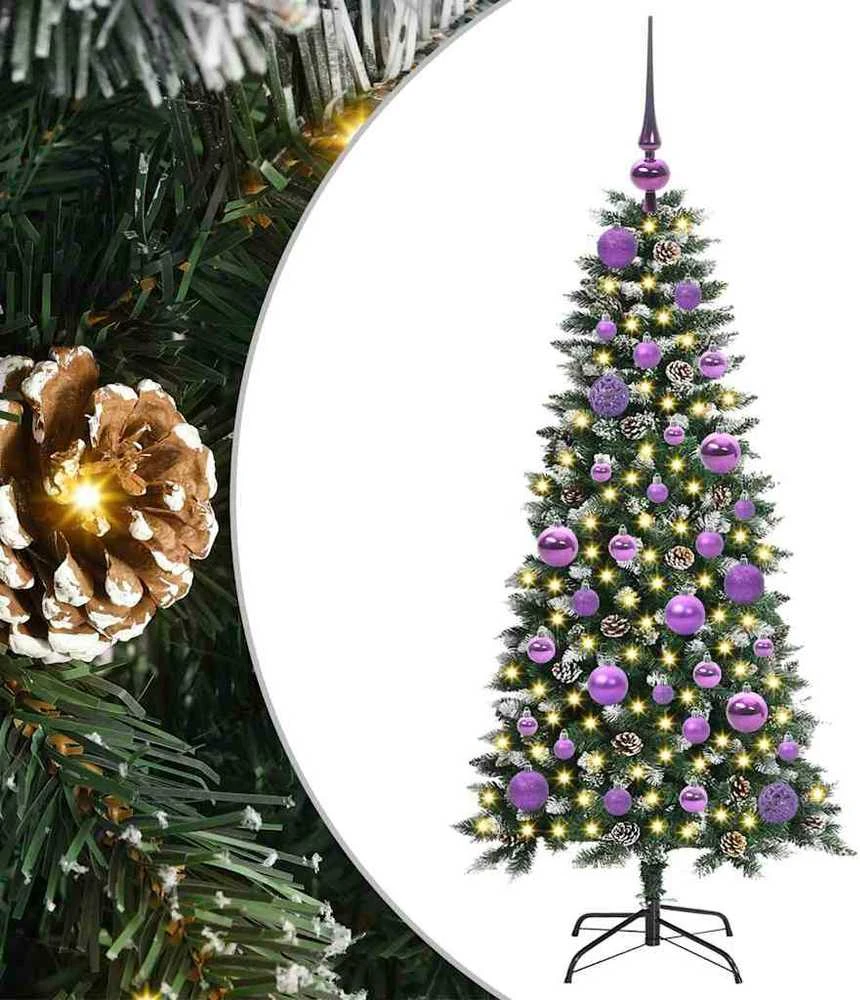 Dirbtinė Kalėdų eglutė Žalia 120 cm PVC, plastikas ir plienas