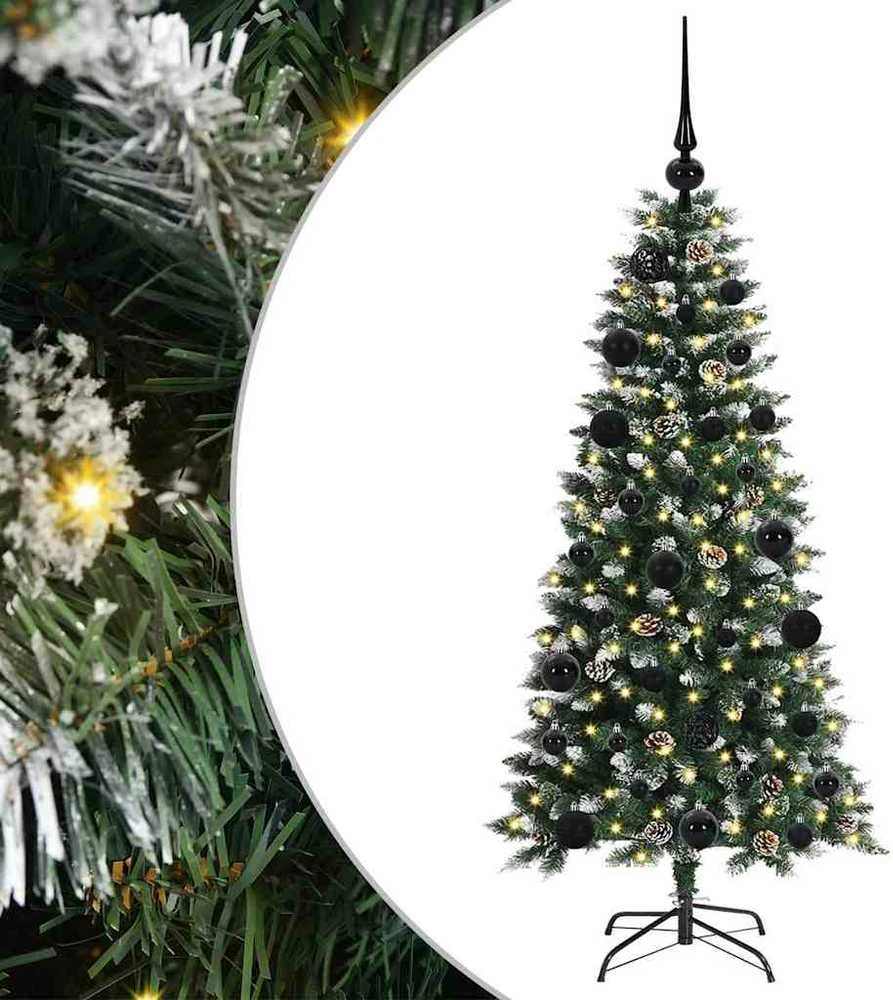 Dirbtinė Kalėdų eglutė Žalia 120 cm PVC, plastikas ir plienas