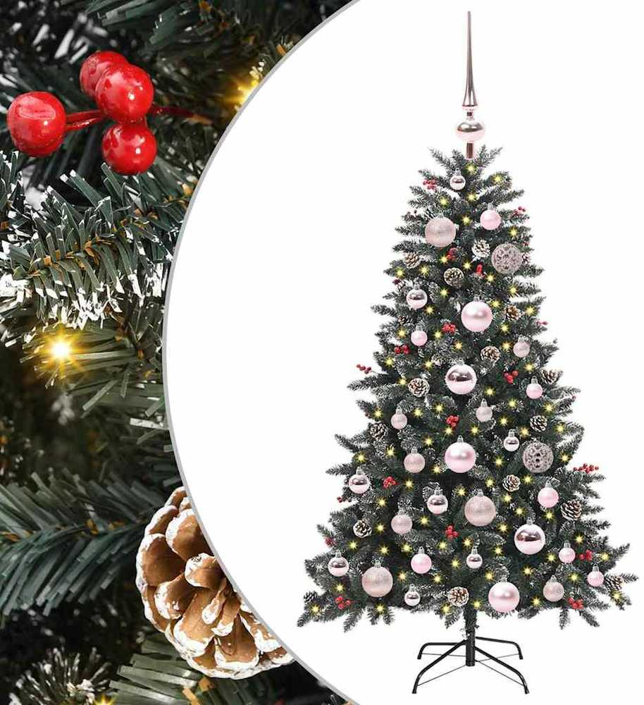 Dirbtinė Kalėdų eglutė Žalia 120 cm PVC, plastikas ir plienas