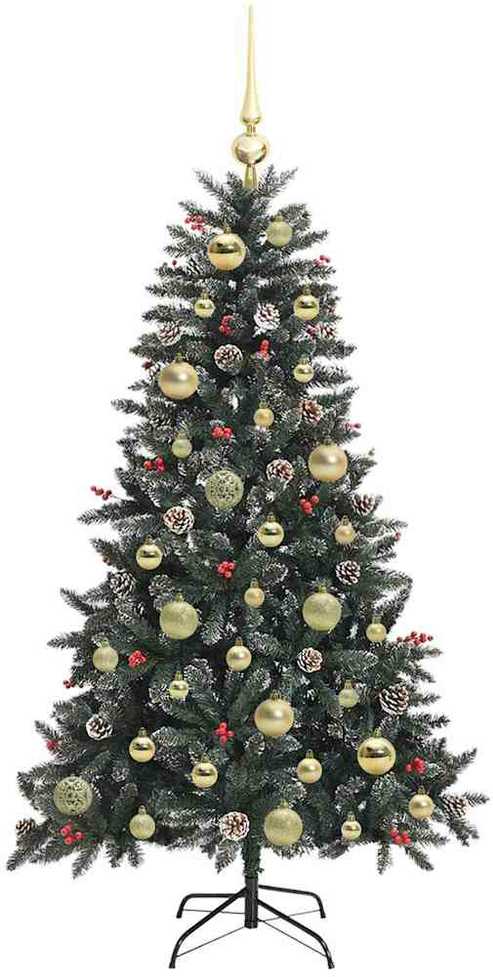 Dirbtinė Kalėdų eglutė Žalia 120 cm PVC, plastikas ir plienas