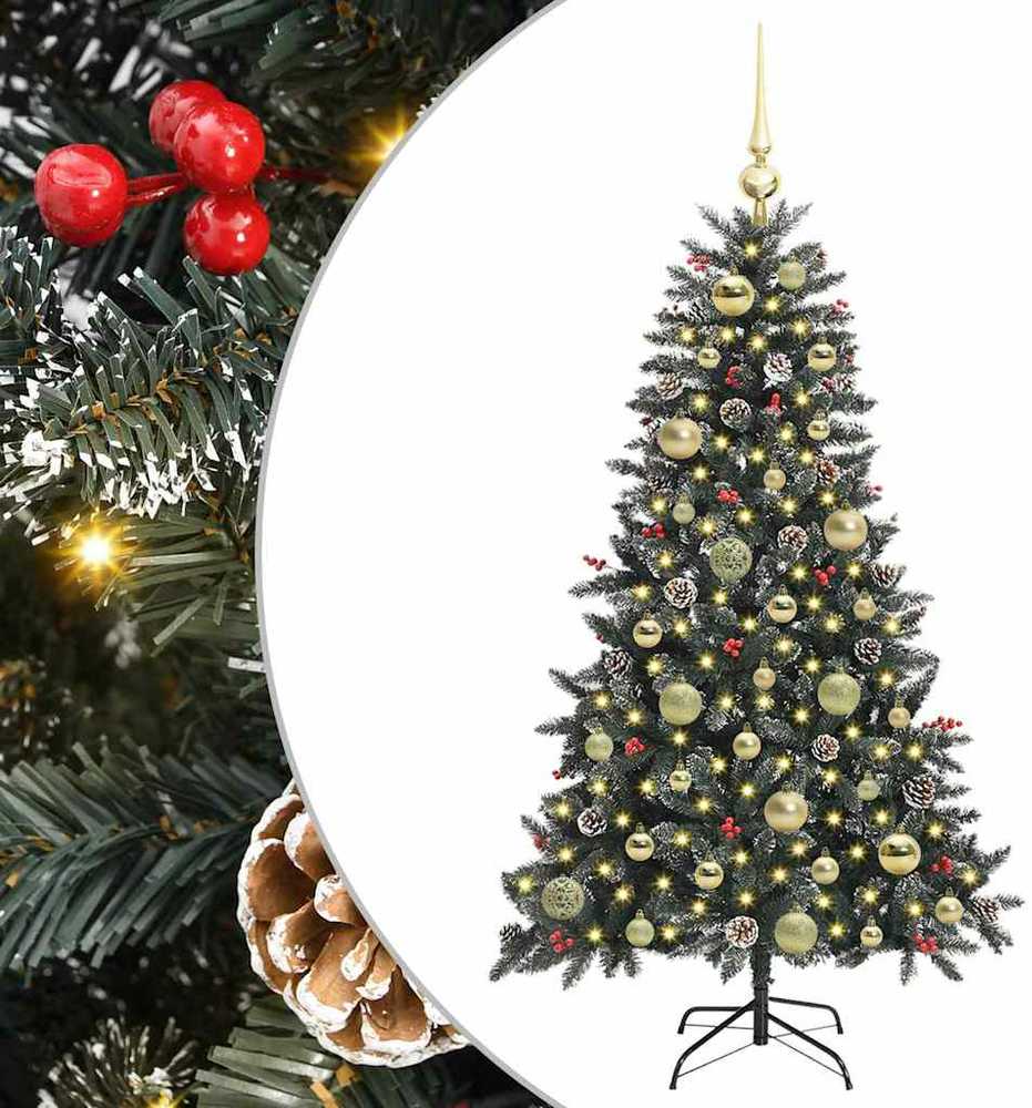 Dirbtinė Kalėdų eglutė Žalia 120 cm PVC, plastikas ir plienas