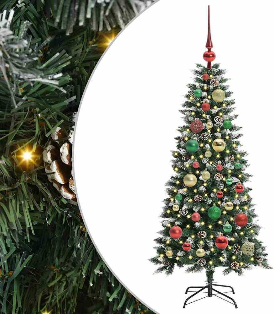 Dirbtinė Kalėdų eglutė Žalia 120 cm PVC, plastikas ir plienas