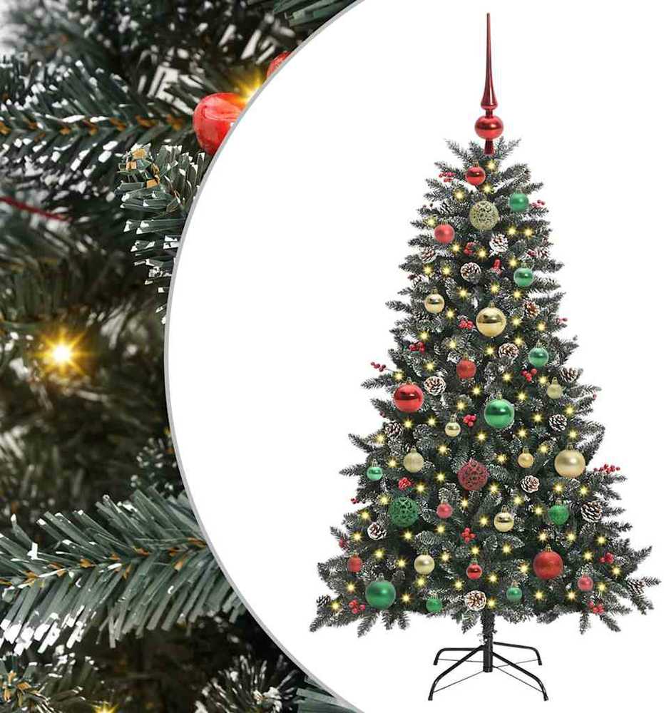 Dirbtinė Kalėdų eglutė Žalia 120 cm PVC, plastikas ir plienas
