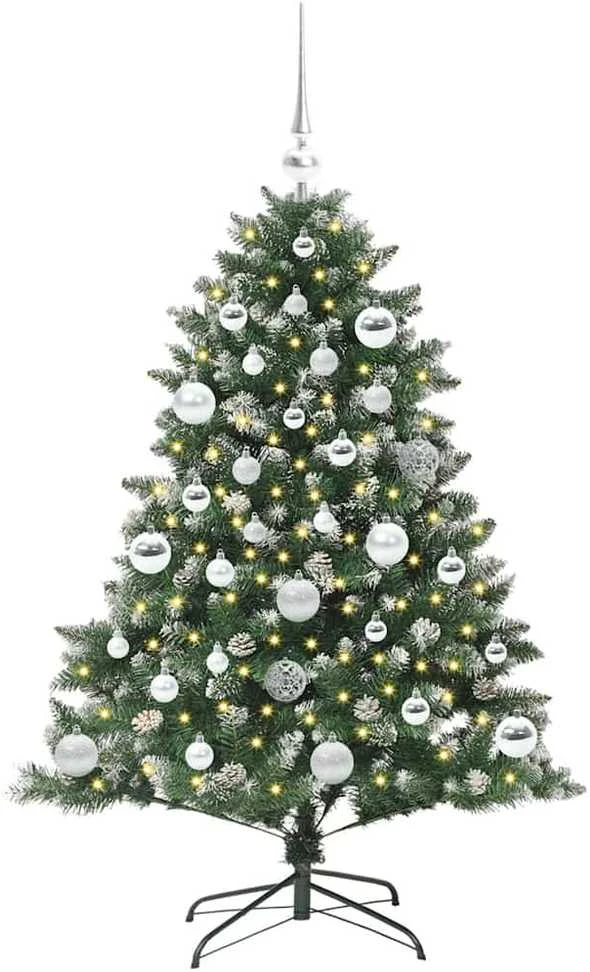 Dirbtinė Kalėdų eglutė Žalia 120 cm PVC, plastikas ir plienas