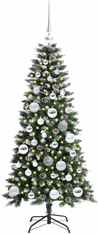 Dirbtinė Kalėdų eglutė Žalia 120 cm PVC, plastikas ir plienas