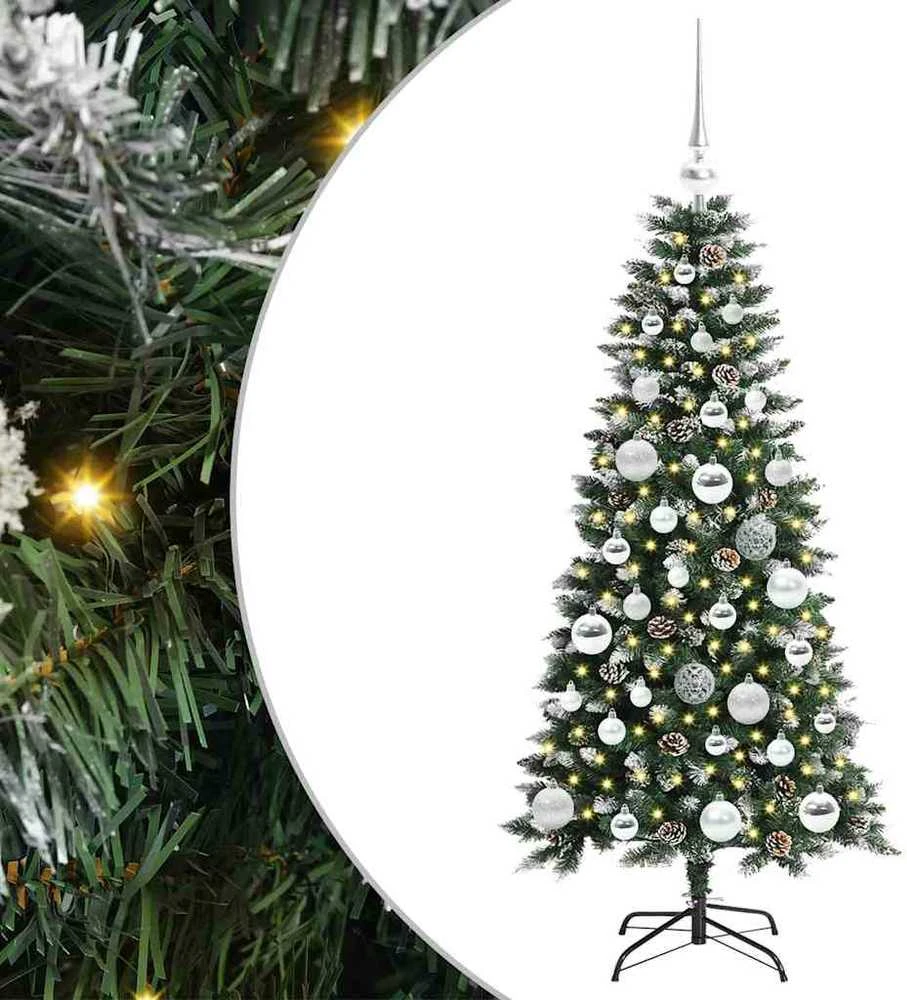 Dirbtinė Kalėdų eglutė Žalia 120 cm PVC, plastikas ir plienas