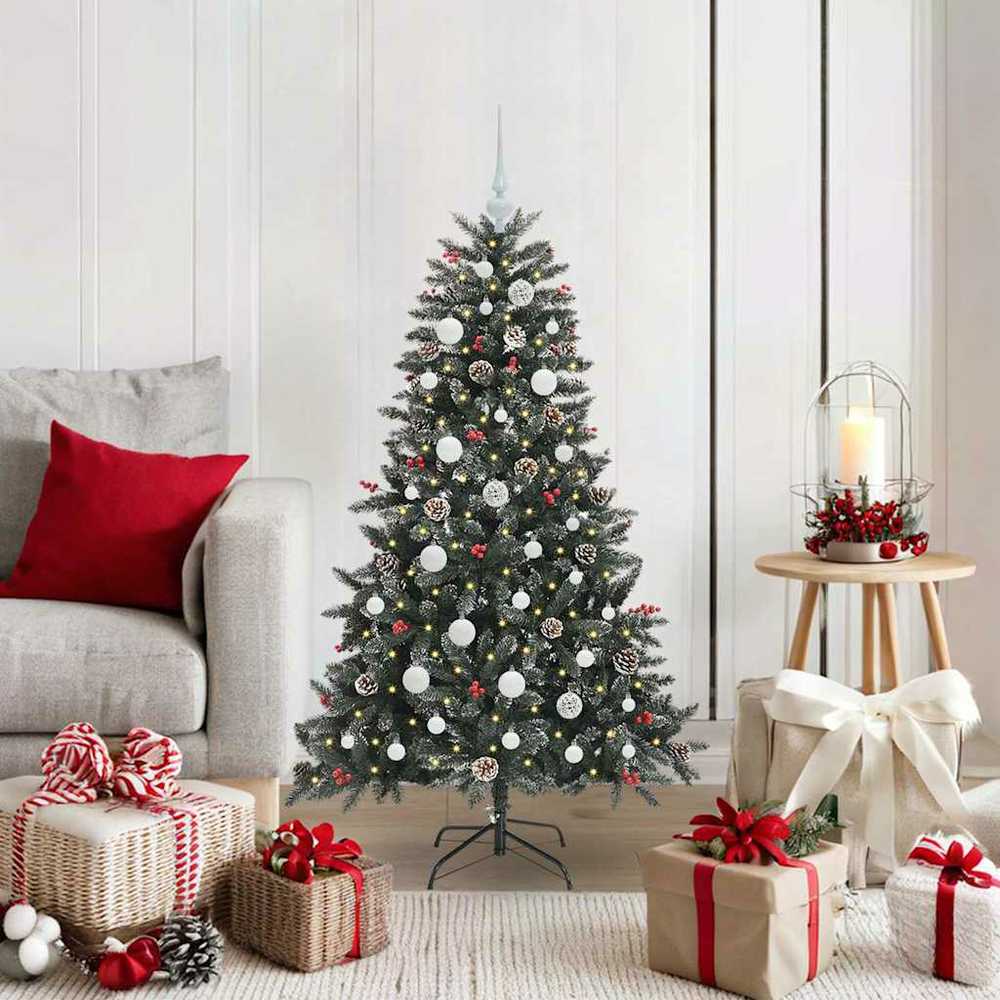 Dirbtinė Kalėdų eglutė Žalia 120 cm PVC, plastikas ir plienas