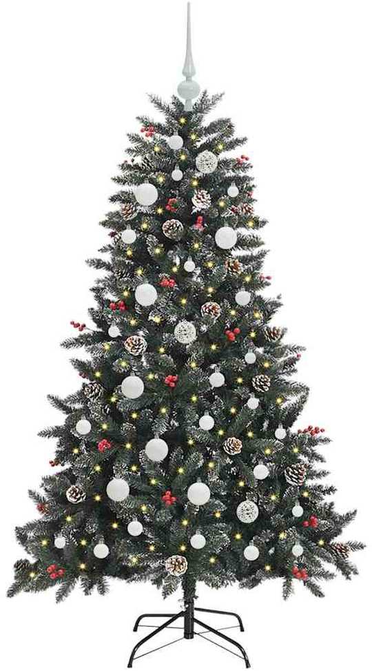Dirbtinė Kalėdų eglutė Žalia 120 cm PVC, plastikas ir plienas