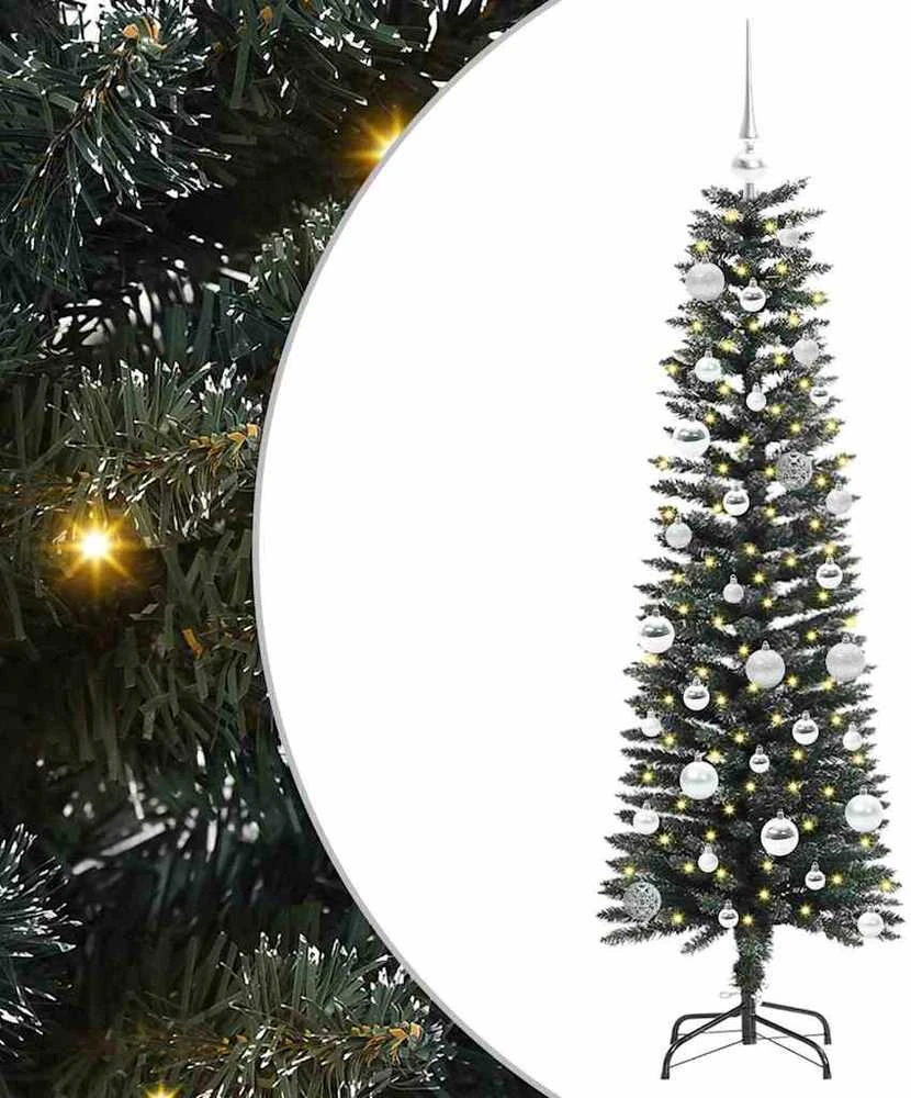 Dirbtinė Kalėdų eglutė Žalia 150 cm PVC, plastikas ir plienas