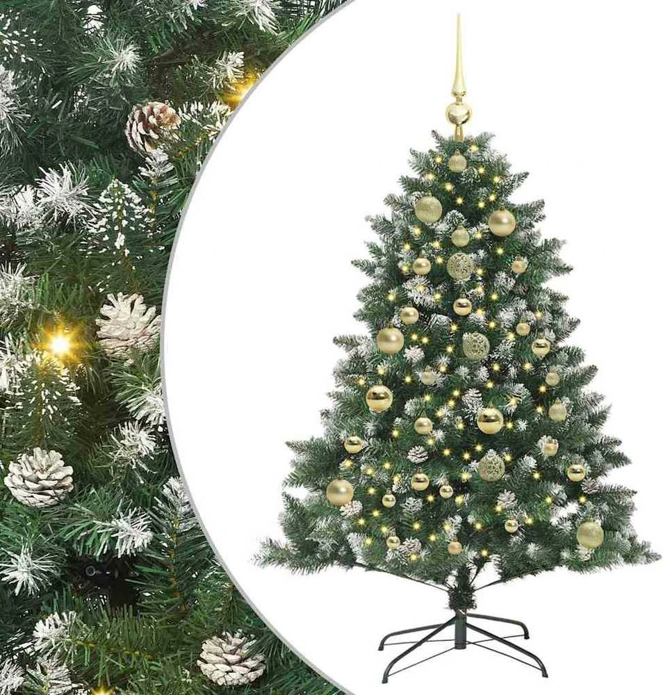 Dirbtinė Kalėdų eglutė Žalia 150 cm PVC, plastikas ir plienas