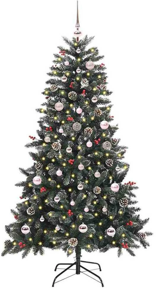 Dirbtinė Kalėdų eglutė Žalia 150 cm PVC, plastikas ir plienas