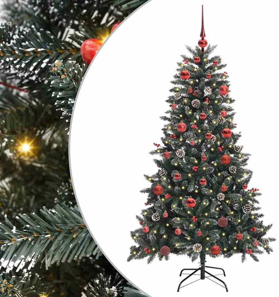 Dirbtinė Kalėdų eglutė Žalia 150 cm PVC, plastikas ir plienas