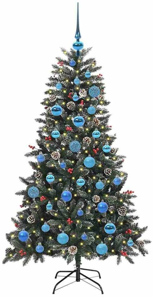 Dirbtinė Kalėdų eglutė Žalia 150 cm PVC, plastikas ir plienas