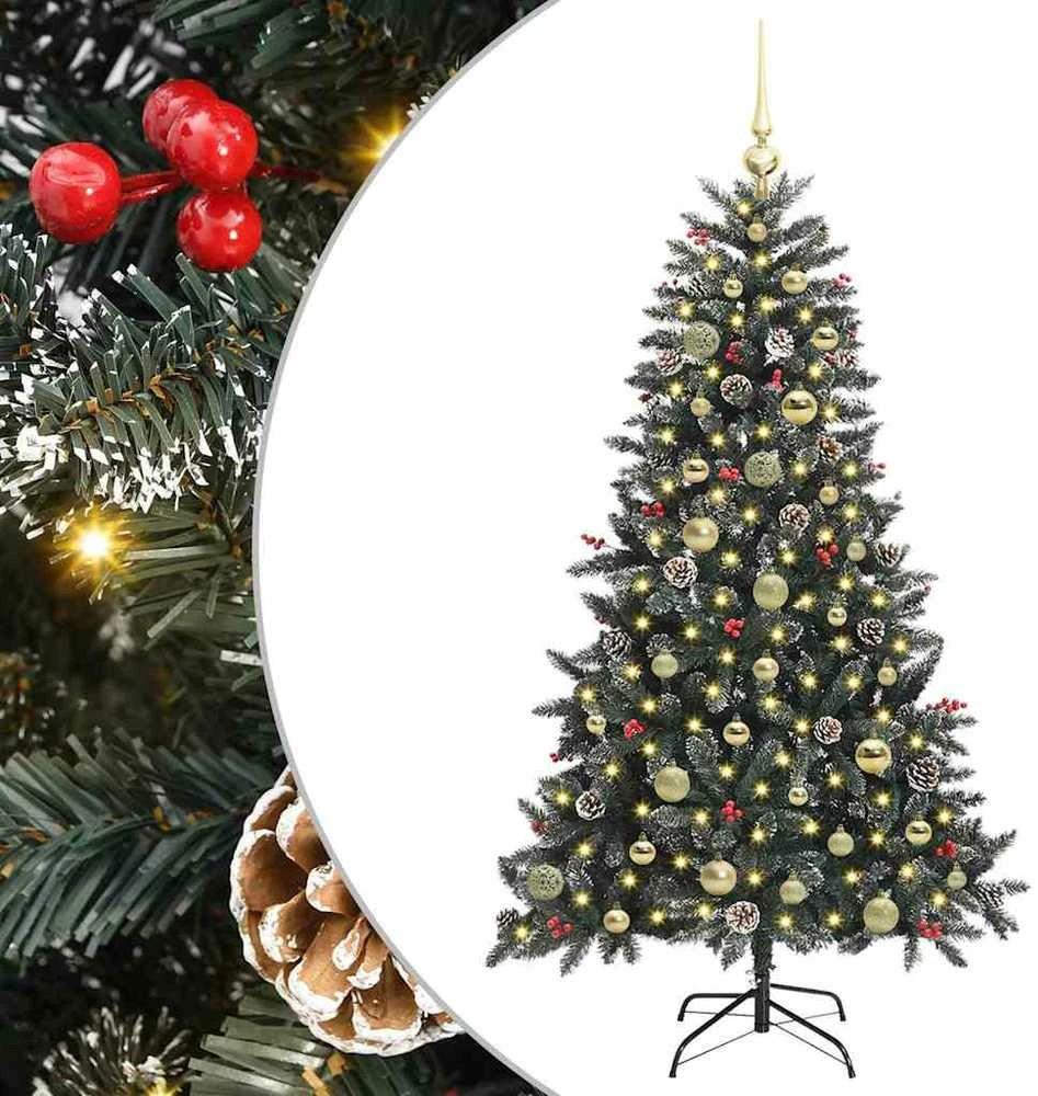 Dirbtinė Kalėdų eglutė Žalia 150 cm PVC, plastikas ir plienas