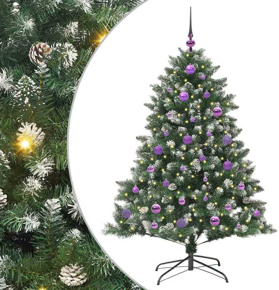 Dirbtinė Kalėdų eglutė Žalia 150 cm PVC, plastikas ir plienas