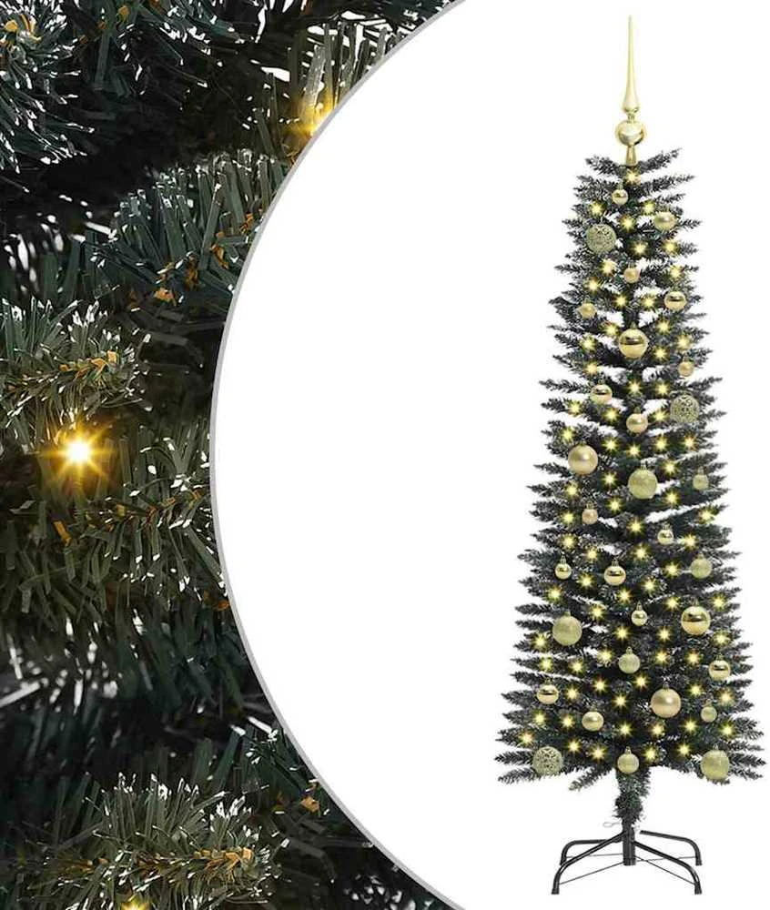 Dirbtinė Kalėdų eglutė Žalia 150 cm PVC, plastikas ir plienas