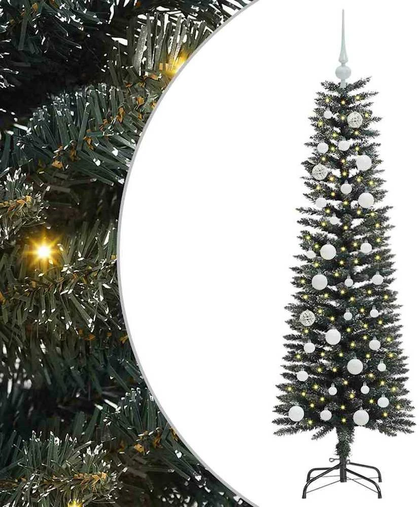 Dirbtinė Kalėdų eglutė Žalia 150 cm PVC, plastikas ir plienas