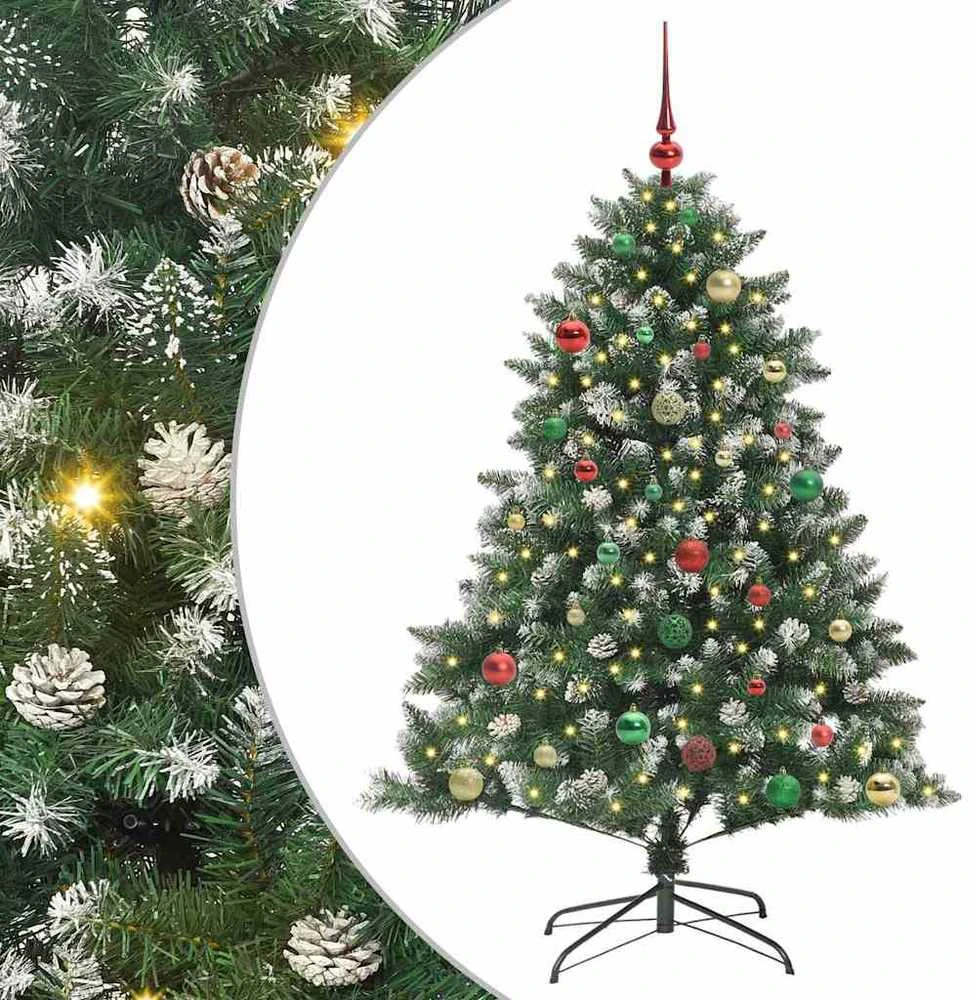 Dirbtinė Kalėdų eglutė Žalia 150 cm PVC, plastikas ir plienas