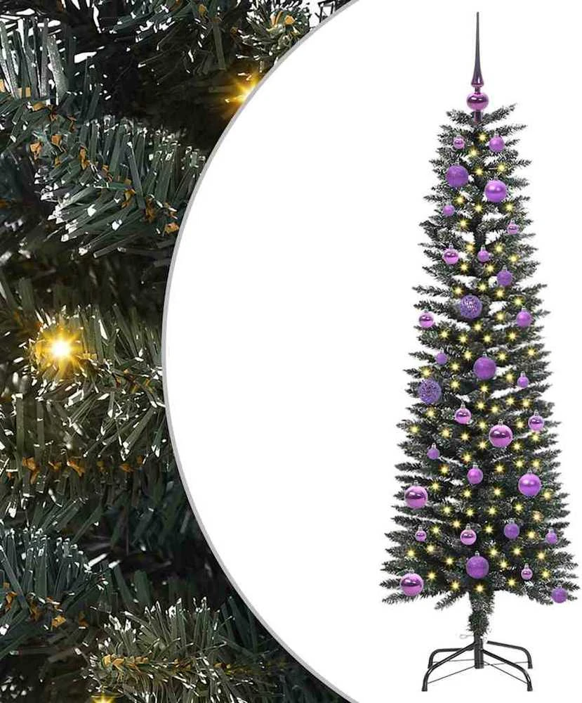 Dirbtinė Kalėdų eglutė Žalia 150 cm PVC, plastikas ir plienas