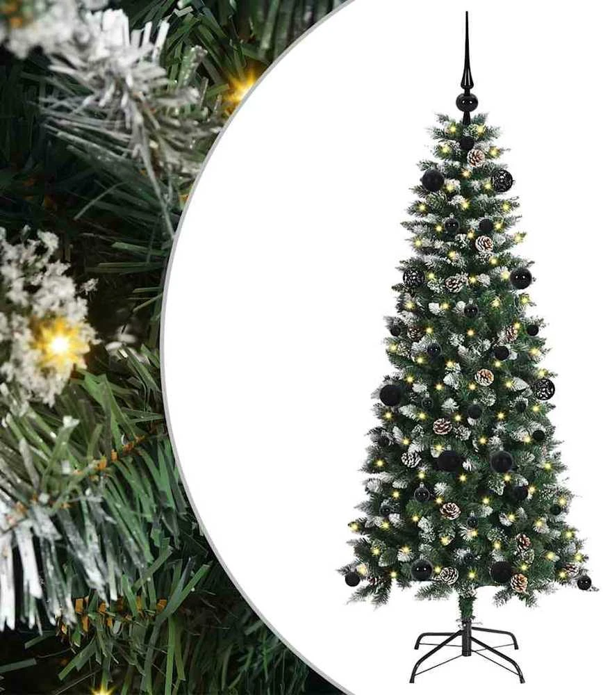 Dirbtinė Kalėdų eglutė Žalia 150 cm PVC, plastikas ir plienas