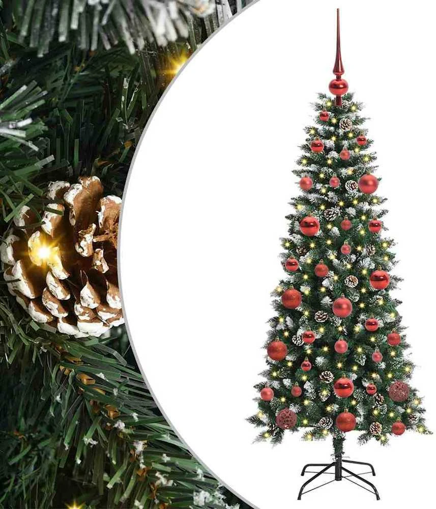 Dirbtinė Kalėdų eglutė Žalia 150 cm PVC, plastikas ir plienas