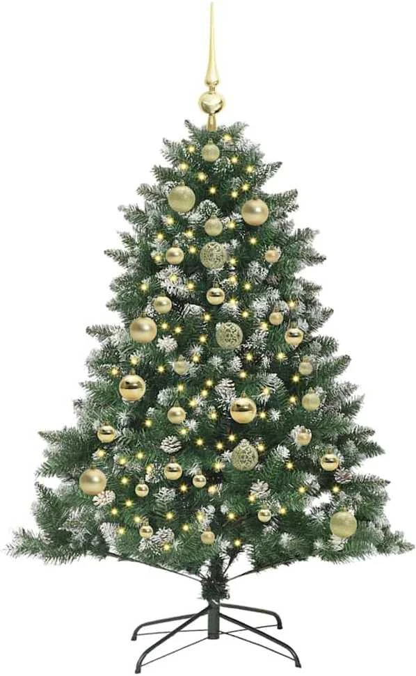 Dirbtinė Kalėdų eglutė Žalia 150 cm PVC, plastikas ir plienas