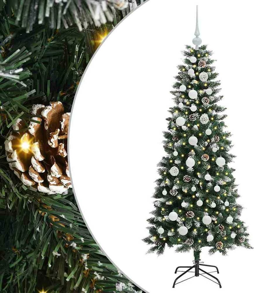 Dirbtinė Kalėdų eglutė Žalia 150 cm PVC, plastikas ir plienas