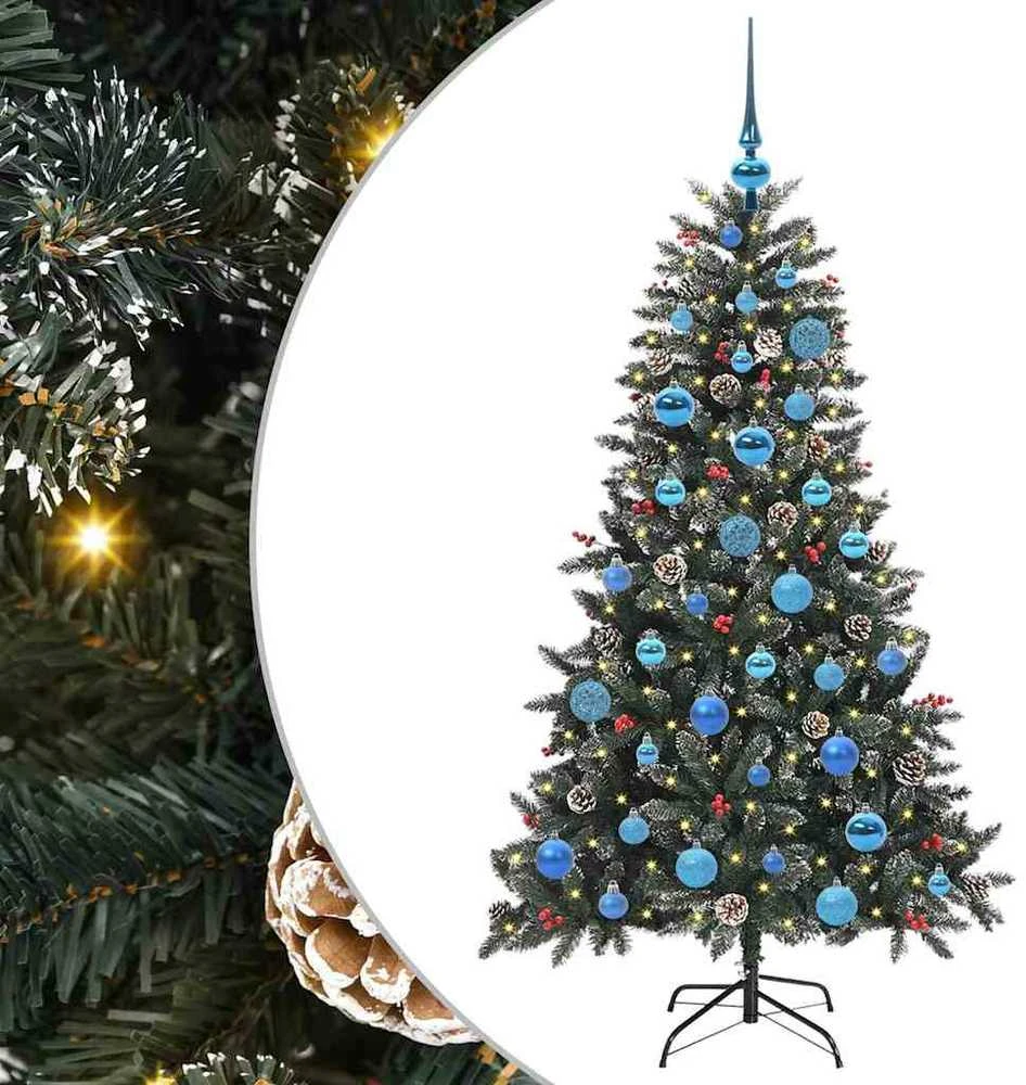 Dirbtinė Kalėdų eglutė Žalia 150 cm PVC, plastikas ir plienas